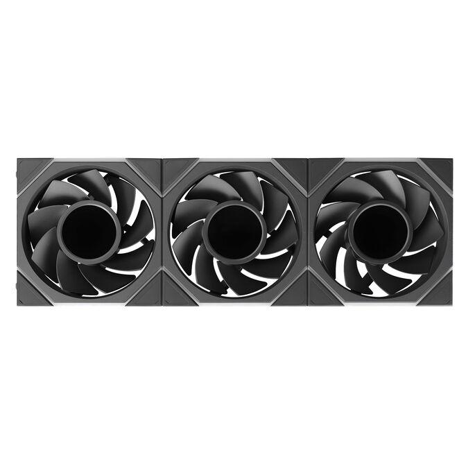 Ftohës për Kasë Lian Li Uni Fan TL LCD FLEX / 120mm / 2300 RPM / PWM / ARGB / 3 Copë – Zezë - 2