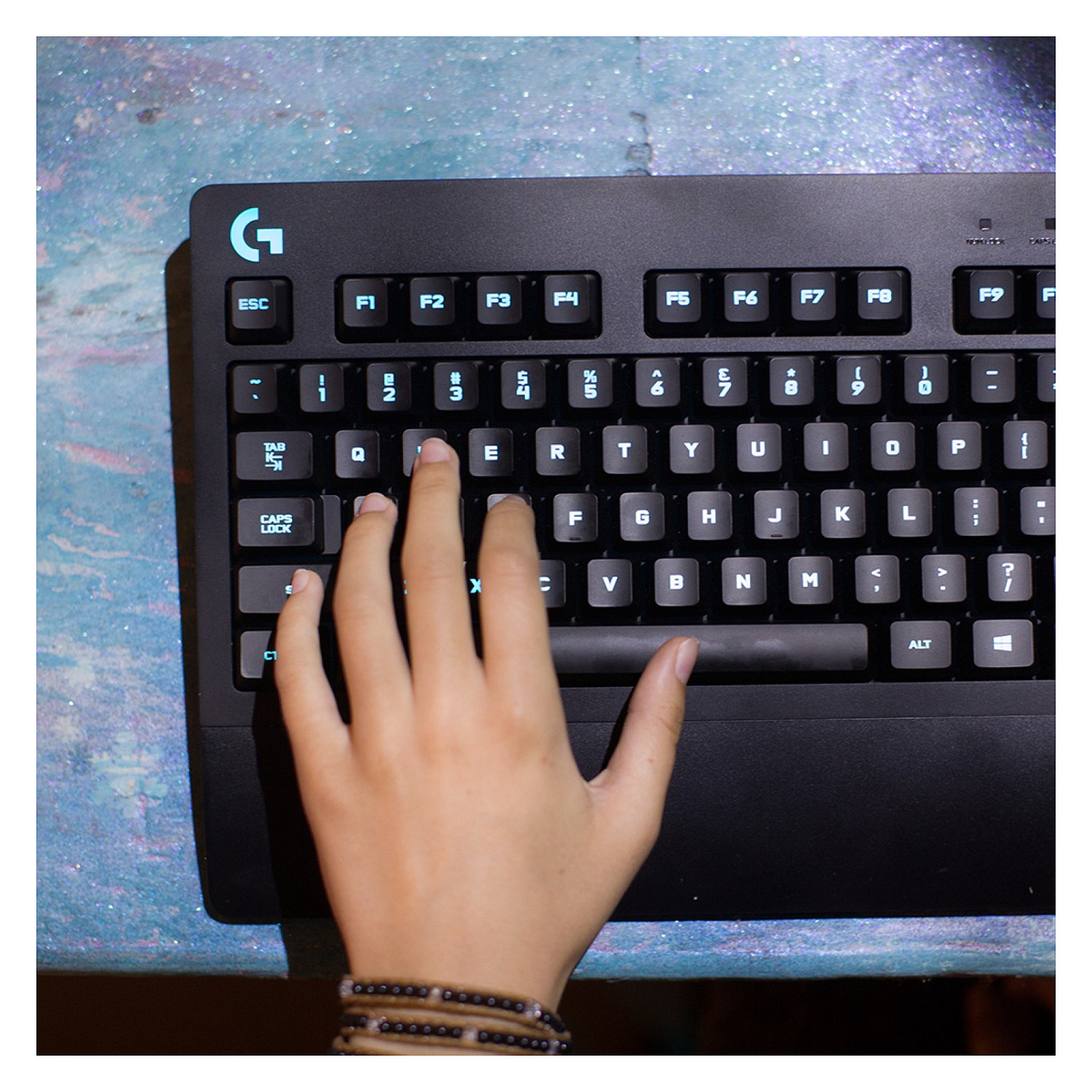 Tastierë Gaming Logitech G213 Prodigy RGB Wired / AZERTY - Zezë - 8