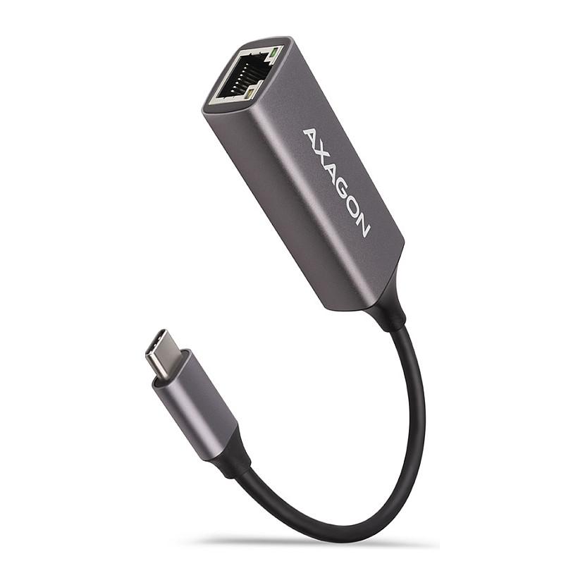 Adapter Rrjeti AXAGON ADE-TRC / USB-C 3.2 Gen 1 / Gigabit Ethernet RJ45 / 1000Mbps / Realtek RTL8153