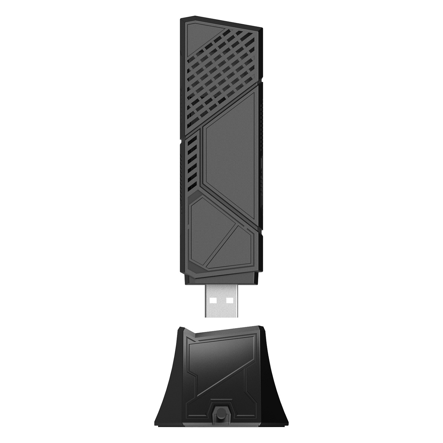 ASUS ROG USB-BE92 BE6500 Wi-Fi 7 Tri-Band USB Adapter – 6500Mbps, 2×2×2, 6GHz, MLO, USB Type-A/Type-C - 4
