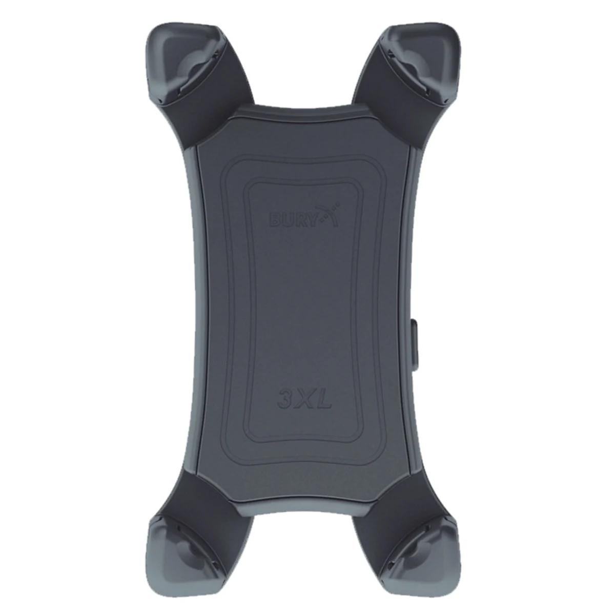 Mbajtëse telefoni për veturë Bury Active Cradle System 9 Universal 3XL / Karikim Micro-USB / Rrotullim 90° - Zezë - 3