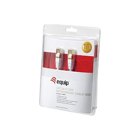 Kabllo për Rrjet Equip Patch Cable Cat5e F/UTP / 2xRJ45 / 10.00m / Bardhë / LSZH – Polybag - 2