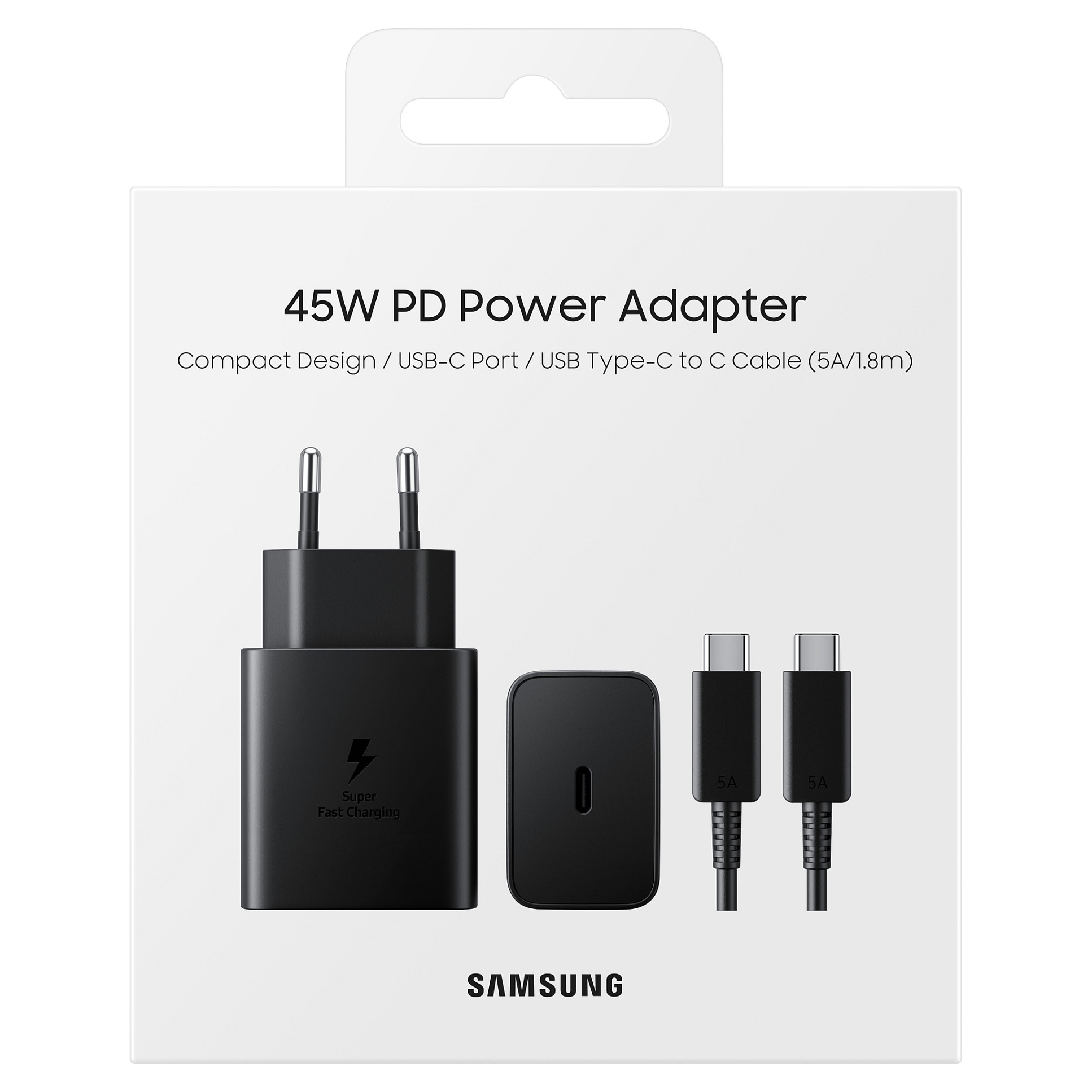 Adapter Samsung EP-T4510 / 45W / USB-C / 1.8 m - Zezë - 5