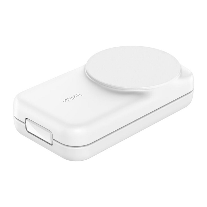 Karikues Belkin UltraCharge / 3-në-1 / Qi2 / 25W / MagSafe / USB-C / Adapter 45W - Bardhë - 4
