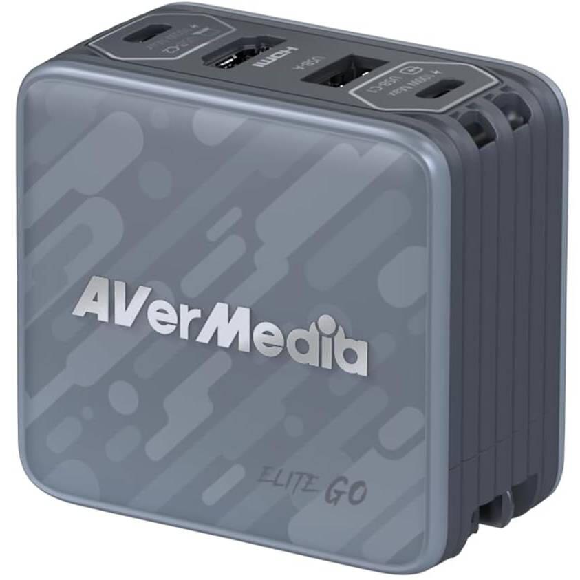 Docking Station AVerMedia ELITE GO / GC313PRO / USB-C / HDMI 2.0 / 4K60 / GaN 100W - Zezë