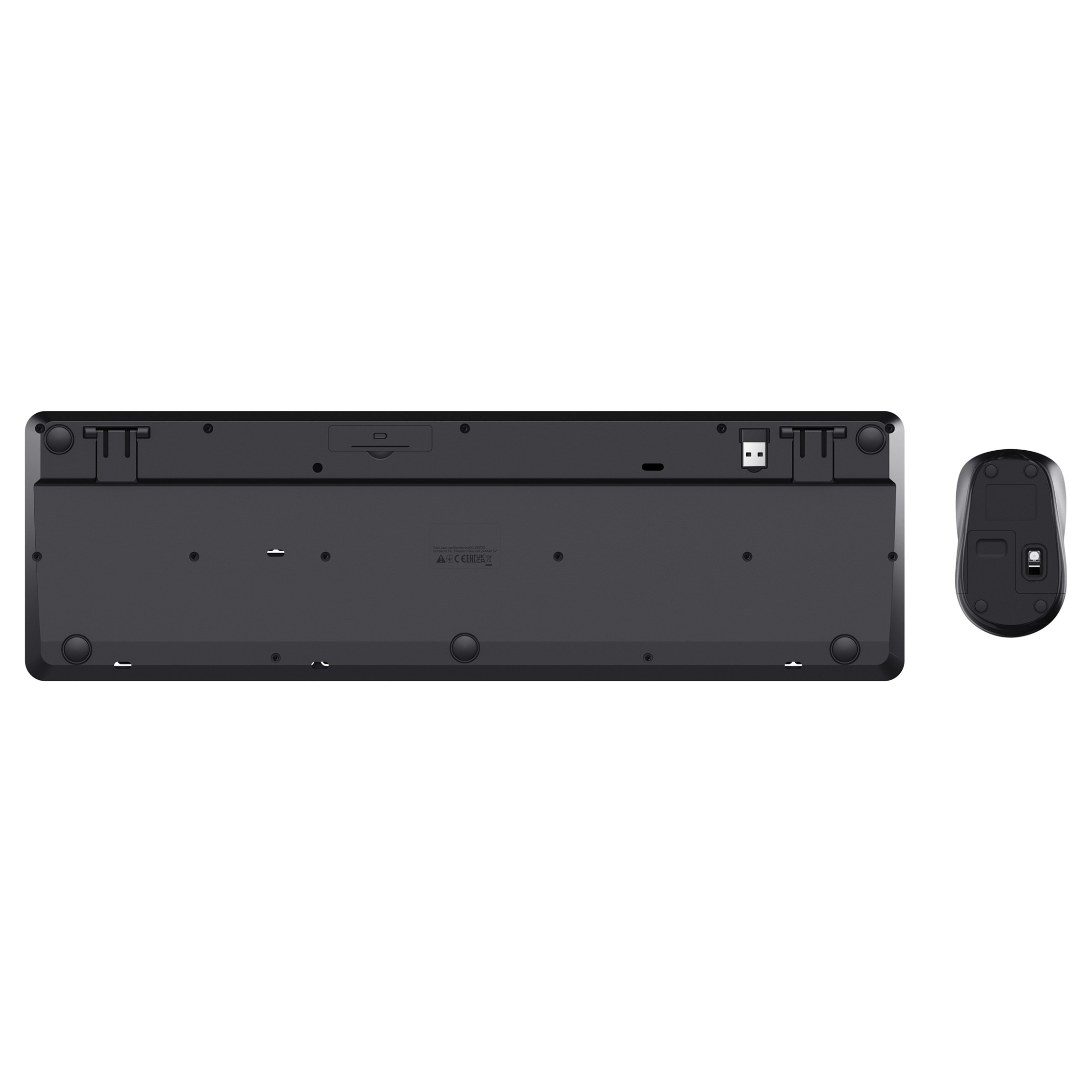 Combo (Tastierë & Maus) Trust Ody II / QWERTZ / Membrane / RF Wireless - Zezë - 6