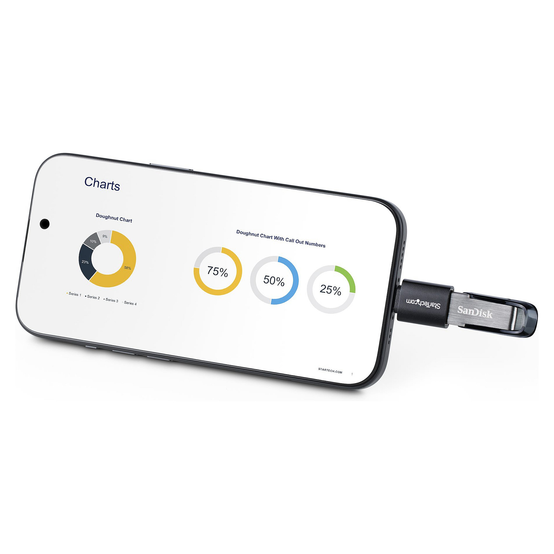 Adapter StarTech USB-C to USB-A 5Gbps - 9