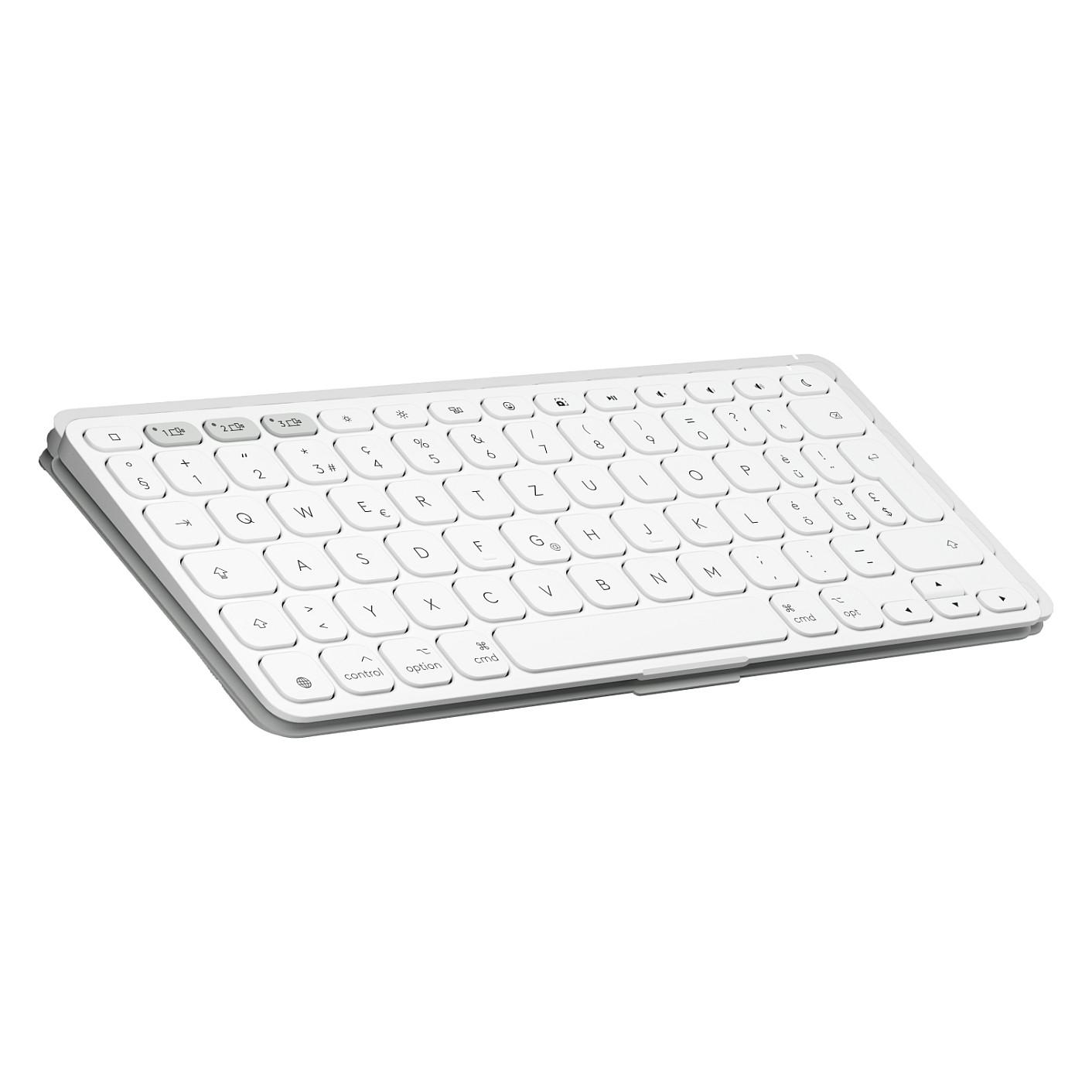 Tastierë pa Kabllo Logitech Keys-To-Go 2, Scissor, Compact, QWERTZ CH, Bluetooth - Bardhë