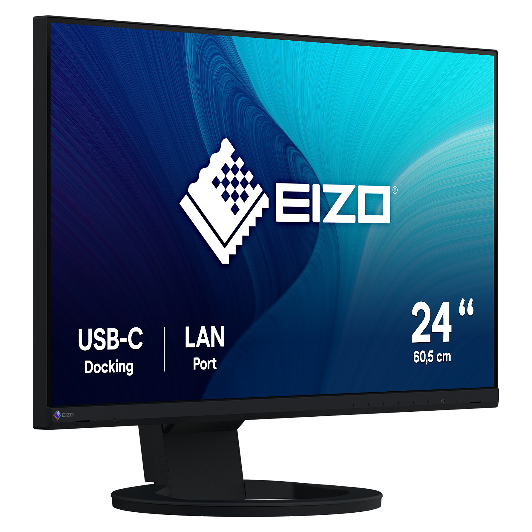 Monitor EIZO FlexScan EV2490-BK / 23.8″ / FHD / IPS / 16:9 / 60Hz / HDMI + DP + USB-C / Hub USB / E zezë - 8