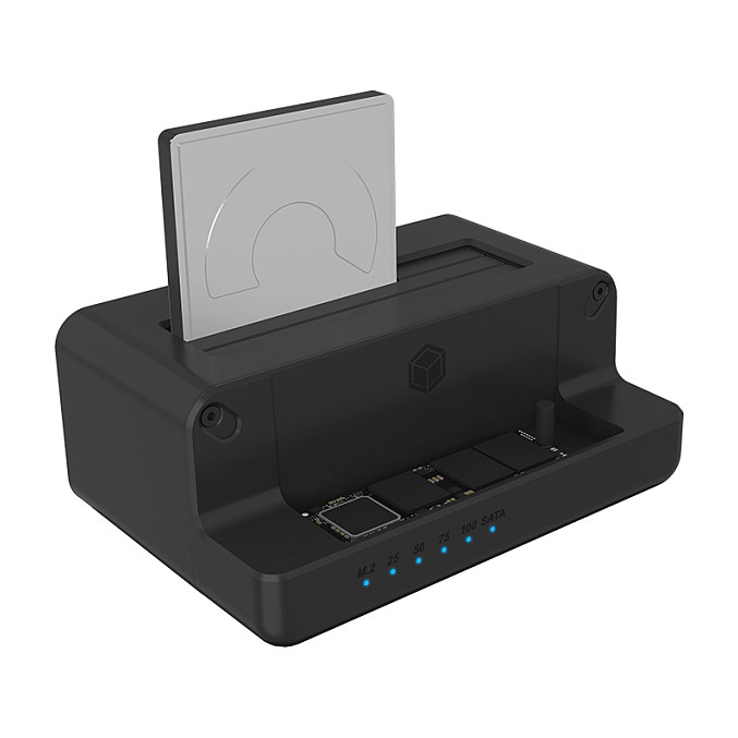 Aksesorë për disqe ICY BOX IB-2914MSCL-C31 – Clone and Docking Station for M.2 NVMe SSD and 3.5"/2.5" SATA HDD/SSD - 7