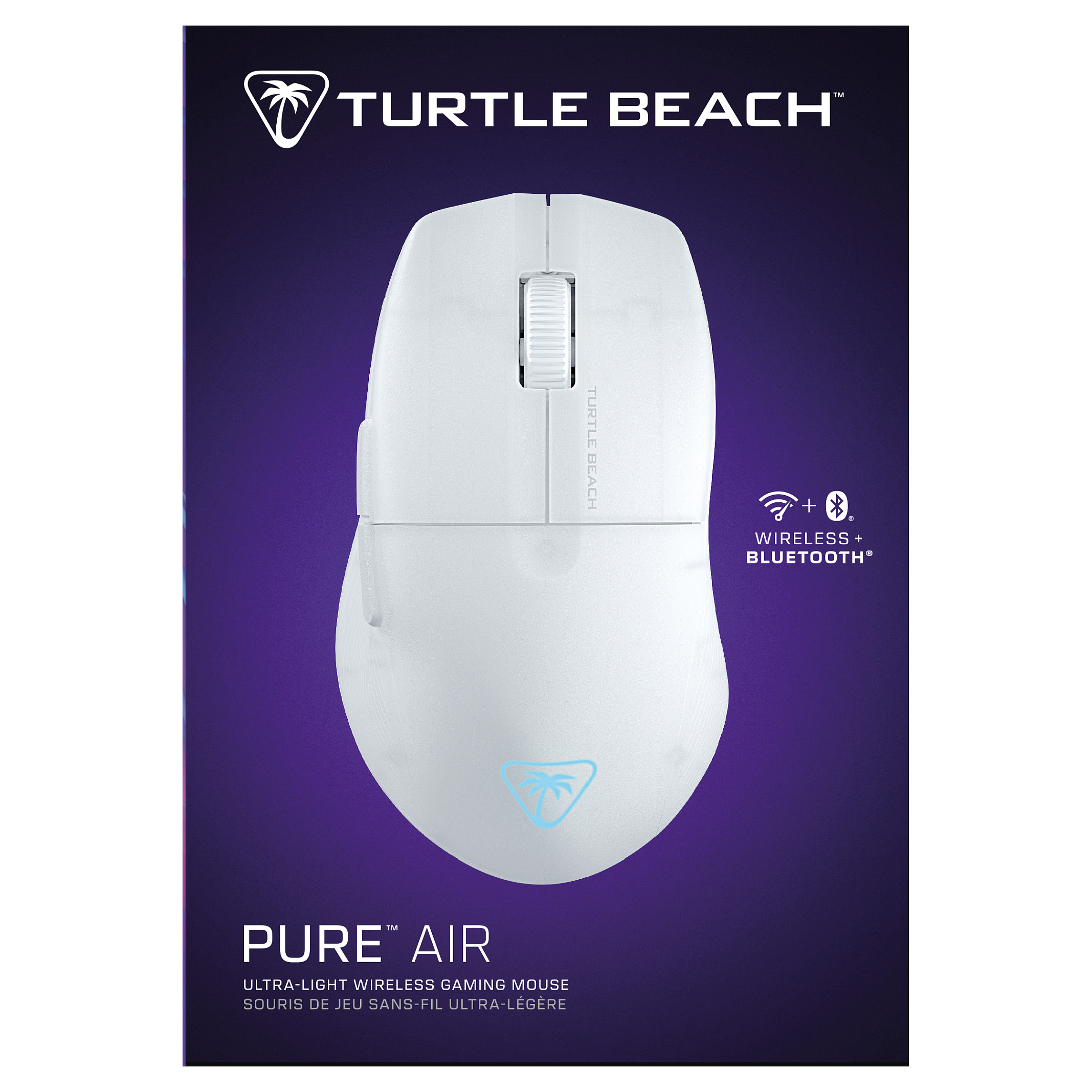 Maus Gaming Turtle Beach Pure Air / Wireless / Owl-Eye / 26.000 DPI / 1000Hz / 2.4 GHz + Bluetooth / RGB - Bardhë - 11