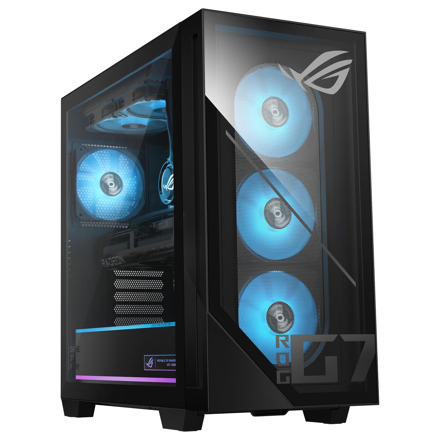 Kompjuter Gaming ASUS ROG GM700 GM700TZ-R9800X283W, Ryzen 7 9800X3D, 32GB DDR5, 2TB, RX 9070 XT 16GB - Zezë - 5