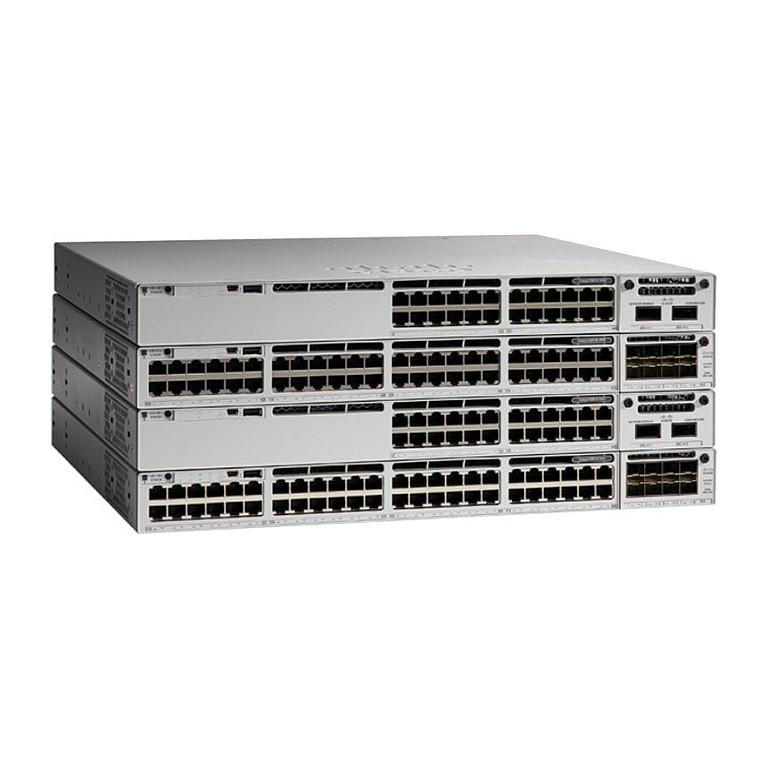 Switch Cisco Catalyst C9300X-24Y-E, 24x SFP28 1G, 10G, 25G, Layer 3 Managed, Uplink Modular, Rackmount 1U - Hiri - 1
