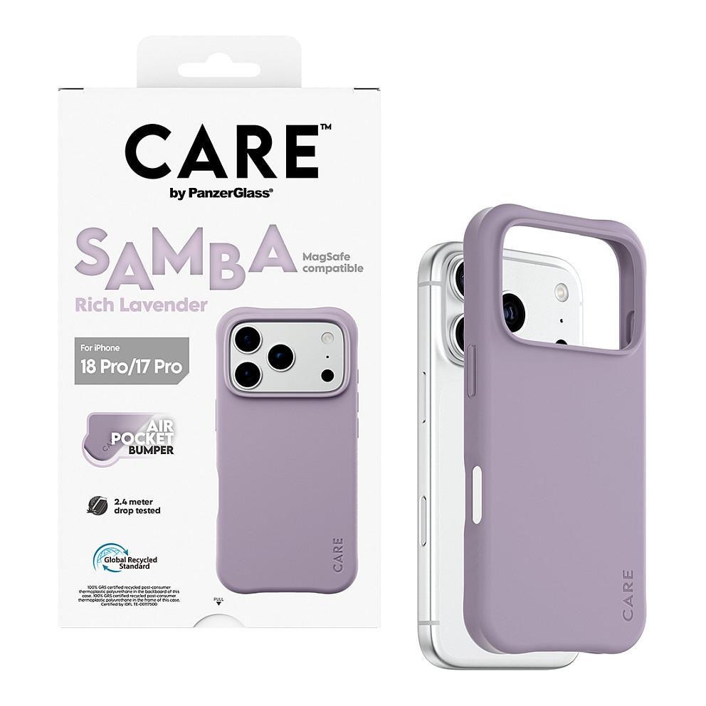 Case për Telefon PanzerGlass CARE by Samba për iPhone 17 Pro, iPhone 18 Pro, MagSafe, TPU, Rich Lavender - Rozë - 5
