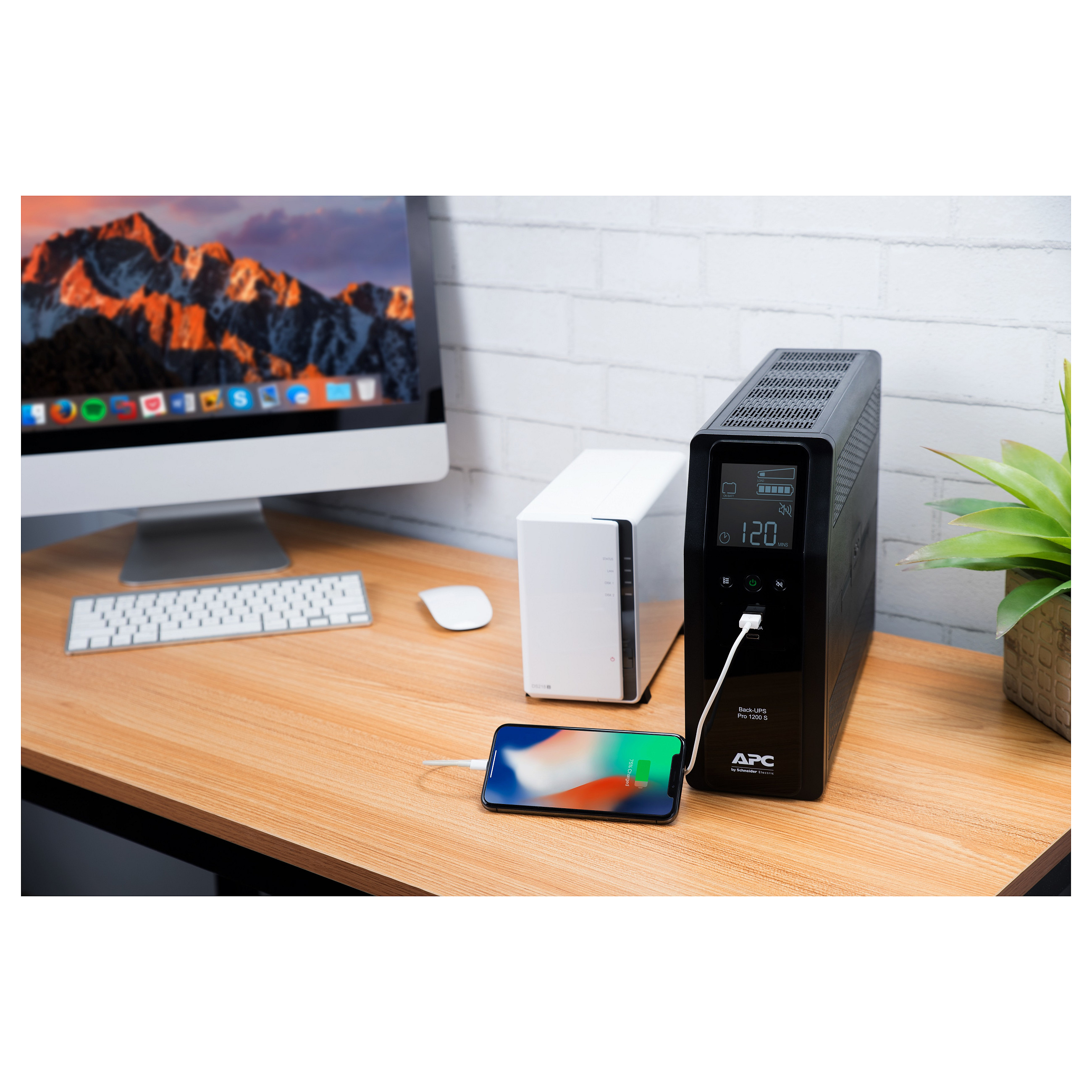 APC Back-UPS BR1200SI 1200VA/720W UPS – Line Interactive with AVR (Tower) - 6