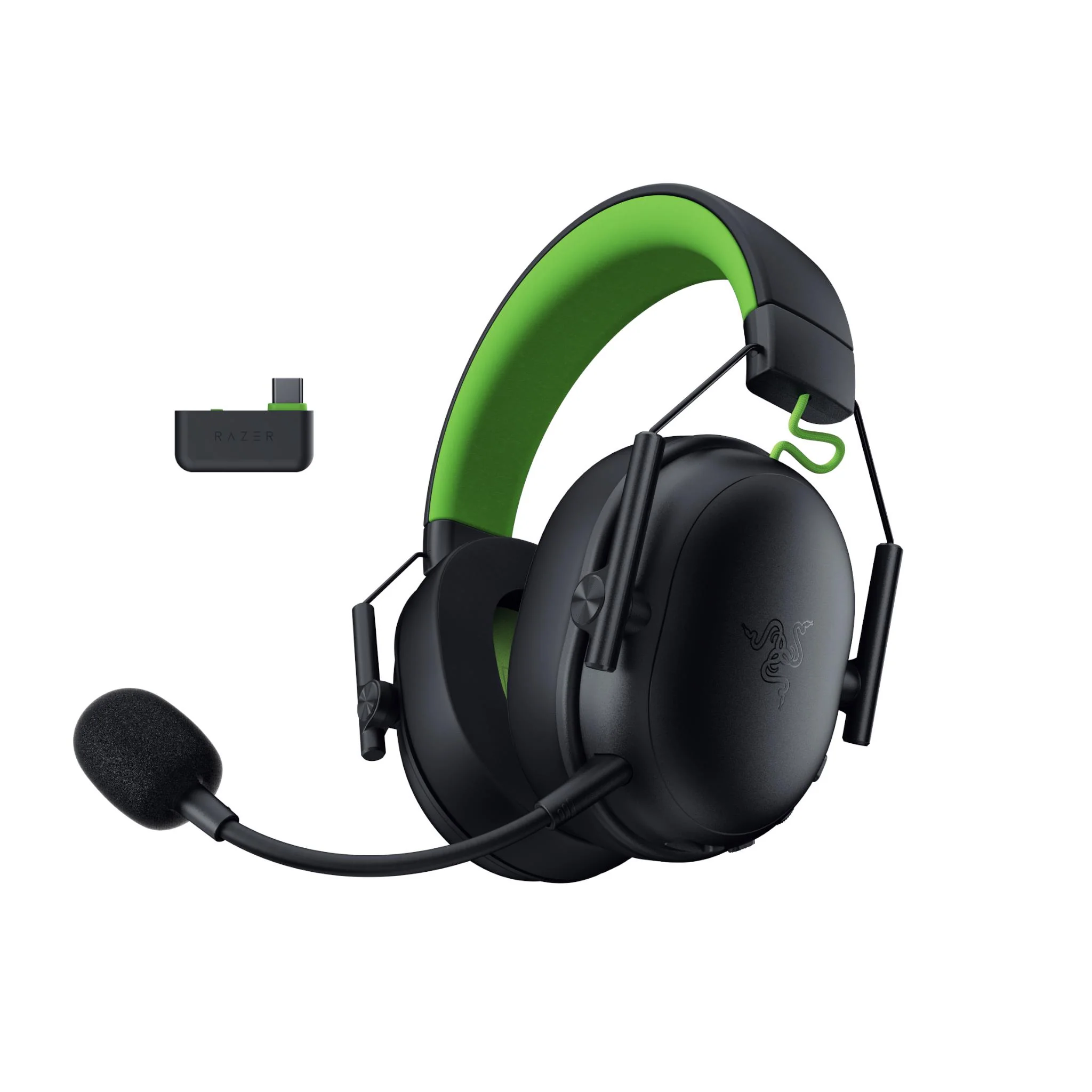 Kufje Gaming Razer BlackShark V3 Pro Xbox / Wireless / Bluetooth / USB-C / 3.5mm / ANC / THX Spatial Audio / Mikrofon – Zezë/Gjelbër