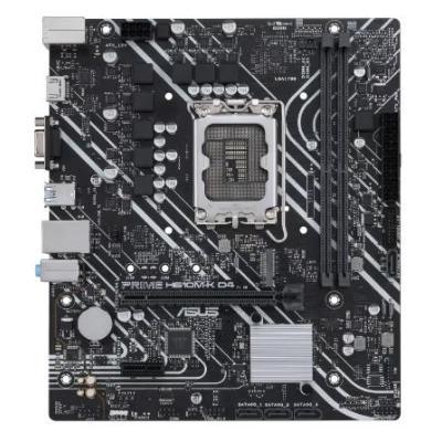 Pllakë Amë ASUS PRIME H610M-K D4 / Intel H610 / LGA 1700 / Micro-ATX / DDR4 / PCIe 4.0 / 1GbE - 1