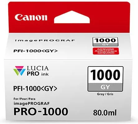 INK Canon PFI-1000 GY / 0552C001 / 80ml / 106 foto A2 – Hiri