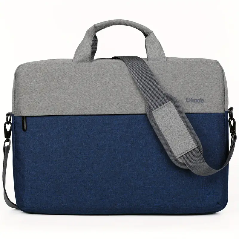 Çantë për Laptop Okade T52 / B53-11 / 15.6 Inch / Polyester / Anti-splash / Trolley sleeve / Lightweight / 42x32x7 cm / E kaltër dhe e hirtë - 1