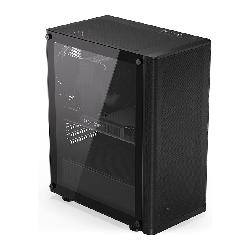 Kasë PC ENDORFY Ventum 200 Air / Tower / 4x 120mm Fan / Radiator 360mm / SSD 2.5" / HDD 2.5"/3.5" - Zezë - 5