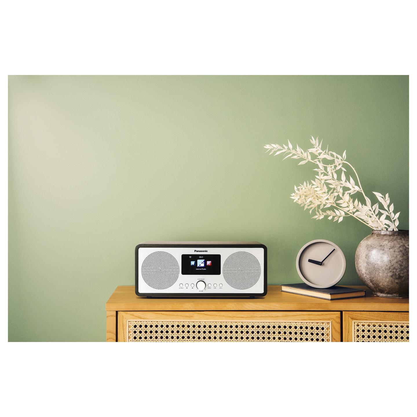 Radio portative Panasonic RF-D40EG-K, 6W, FM, Wi-Fi, Ekran LCD 2.4" - Zezë - 7