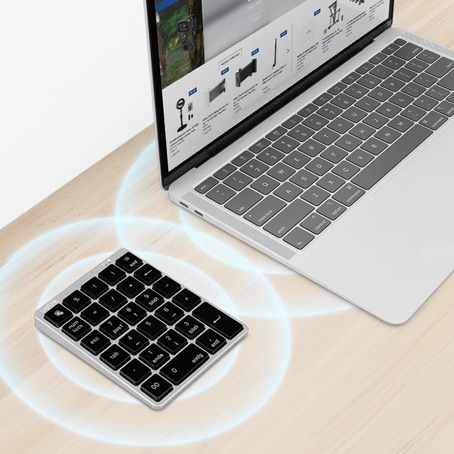 Tastierë Pa kabllo LogiLink ID0212 / 28 Taste / Scissor Switch / Bluetooth / USB-C - Hiri - 2