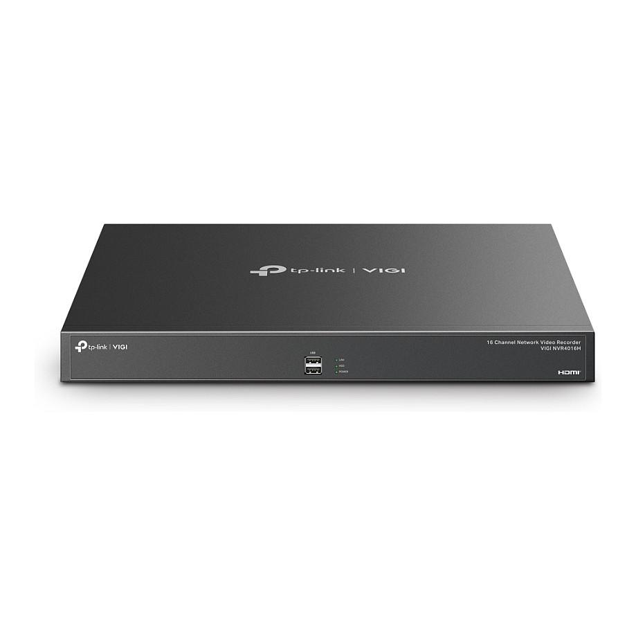 NVR TP-Link VIGI NVR4016H, 16 Kanale, 8MP, 320 Mbps, 4 × SATA, 2 × HDMI, VGA, 2 × RJ45 Gigabit - Zezë