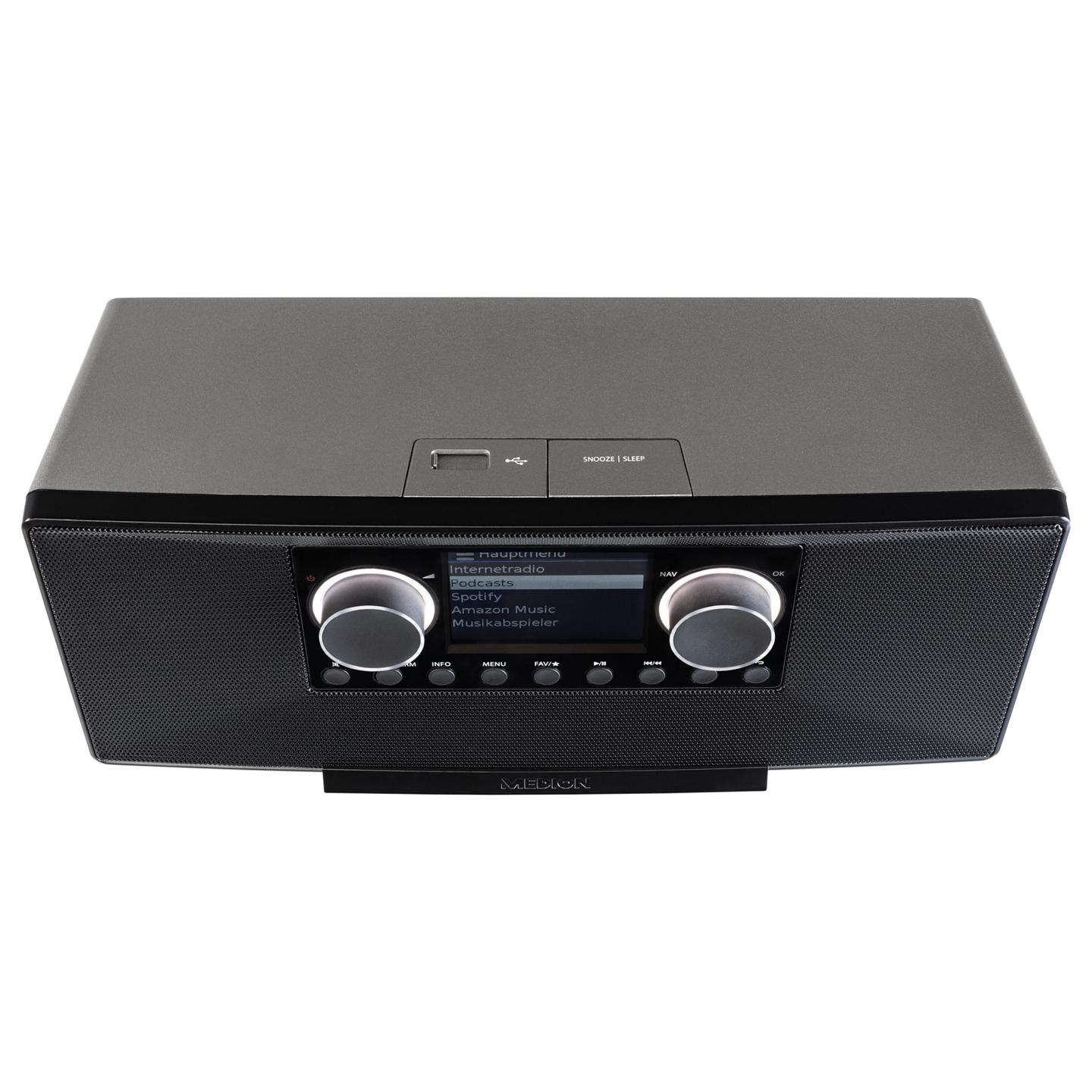 Radio Interneti MEDION LIFE P85333, 12 W, DAB+, FM, AM, Ekran TFT 7.1", Wi-Fi - 7