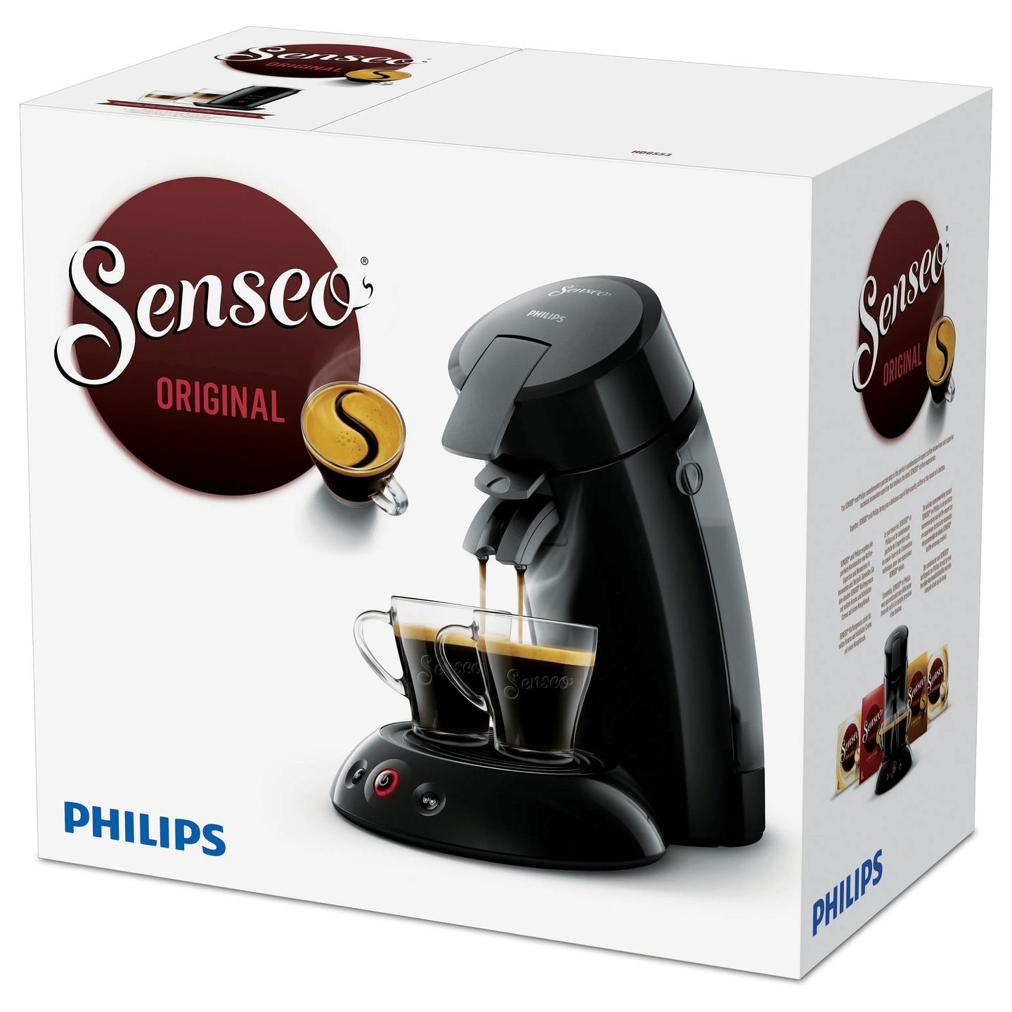 Aparat për Kafe me Pads Senseo Original HD6553/67, 1450 W, 1 bar, Rezervuar 0.7 L – Zezë - 4