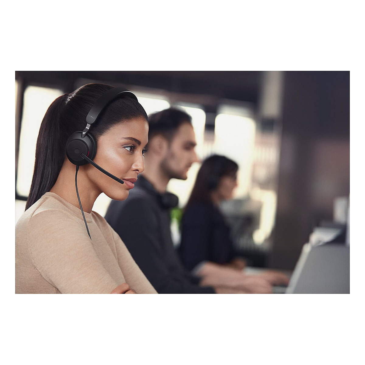 Kufje me kabllo Jabra Evolve2 40 SE / USB C/A / UC Stereo - Zezë - 5