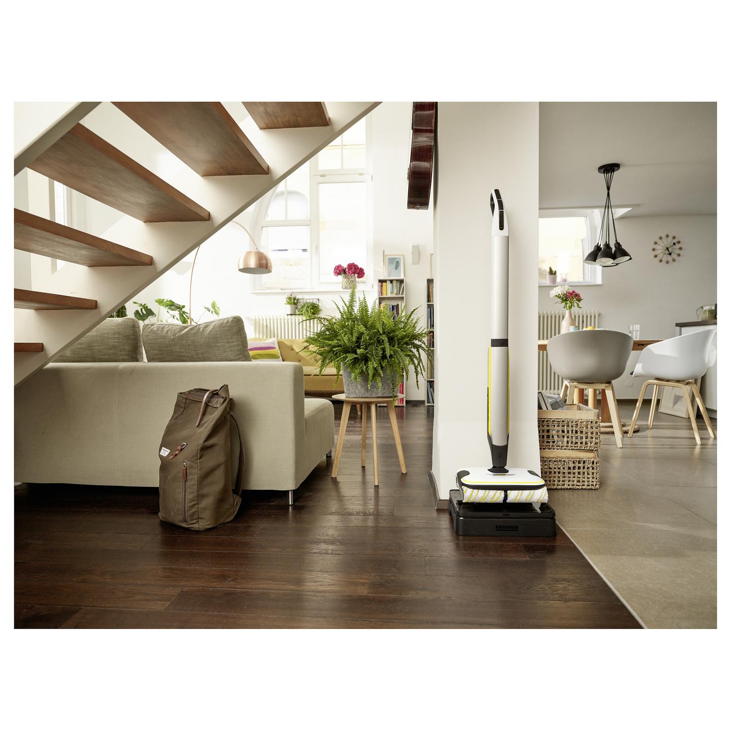 Fshesë me vakum për dysheme Kärcher FC 7 Cordless / 25V / 45 min / 30cm / 0.4L - Bardhë/Zezë - 11