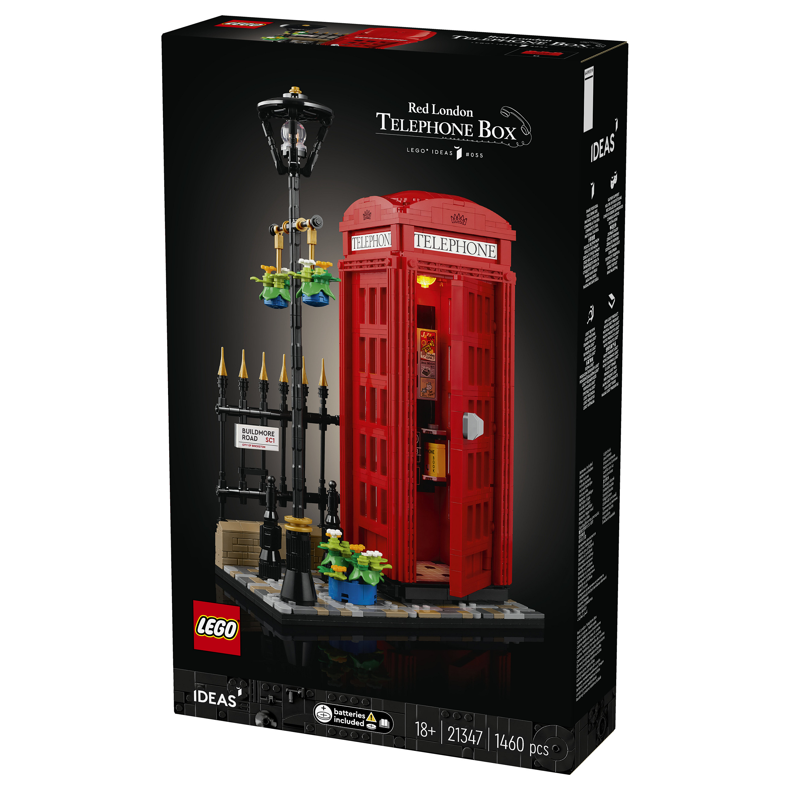 LEGO Ideas Red London Telephone Box 21347 - 9
