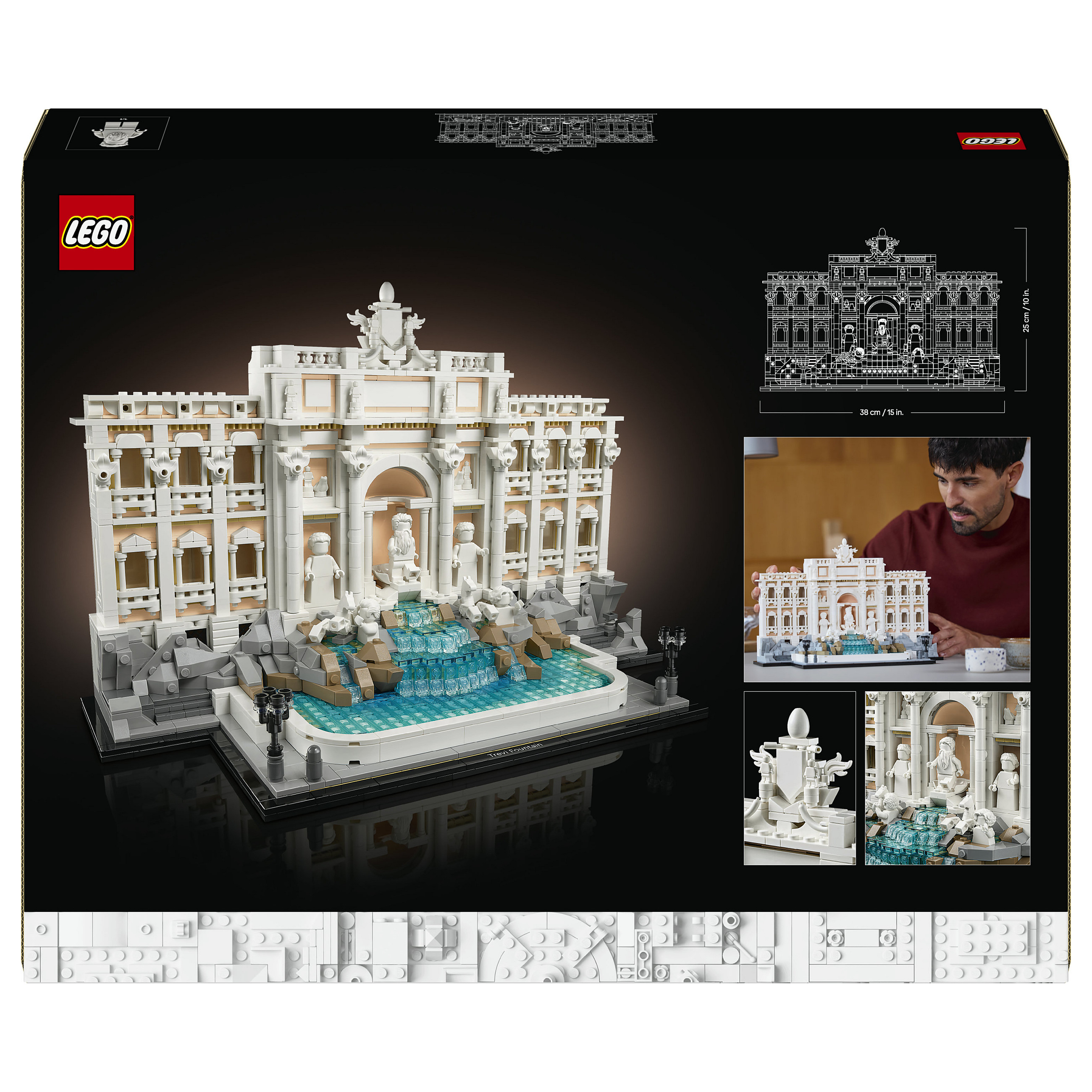 LEGO Architecture Trevi Fountain 21062 - 9