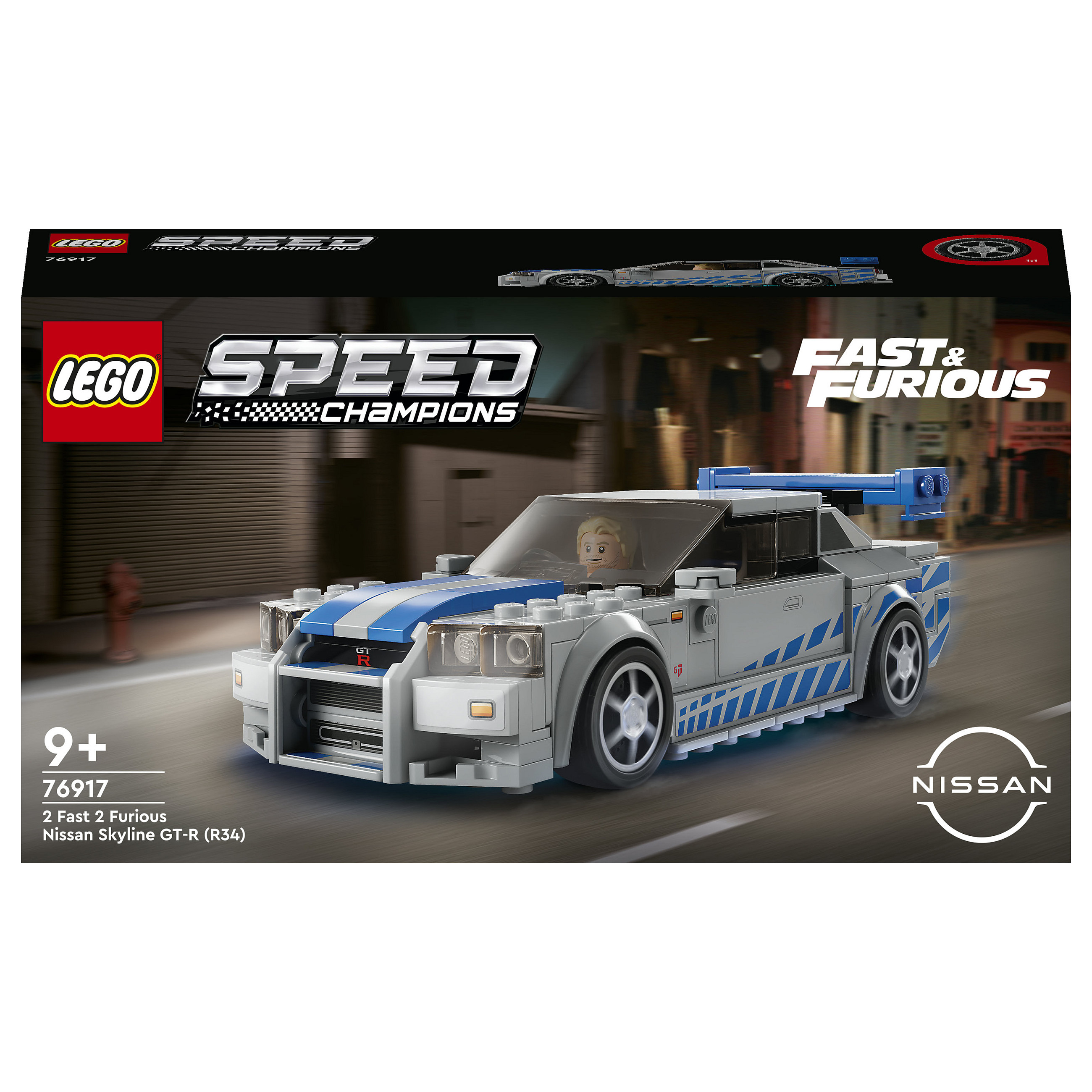 LEGO Speed Champions 2 Fast 2 Furious Nissan Skyline GT-R No. 76917 - 1