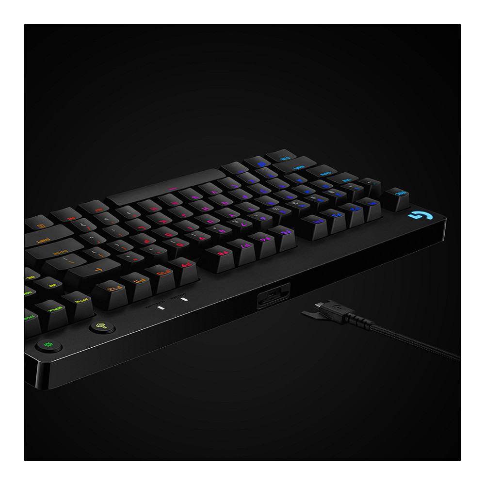 Tastierë Gaming Logitech G Pro Mekanike Wired / QWERTY - Zezë - 6