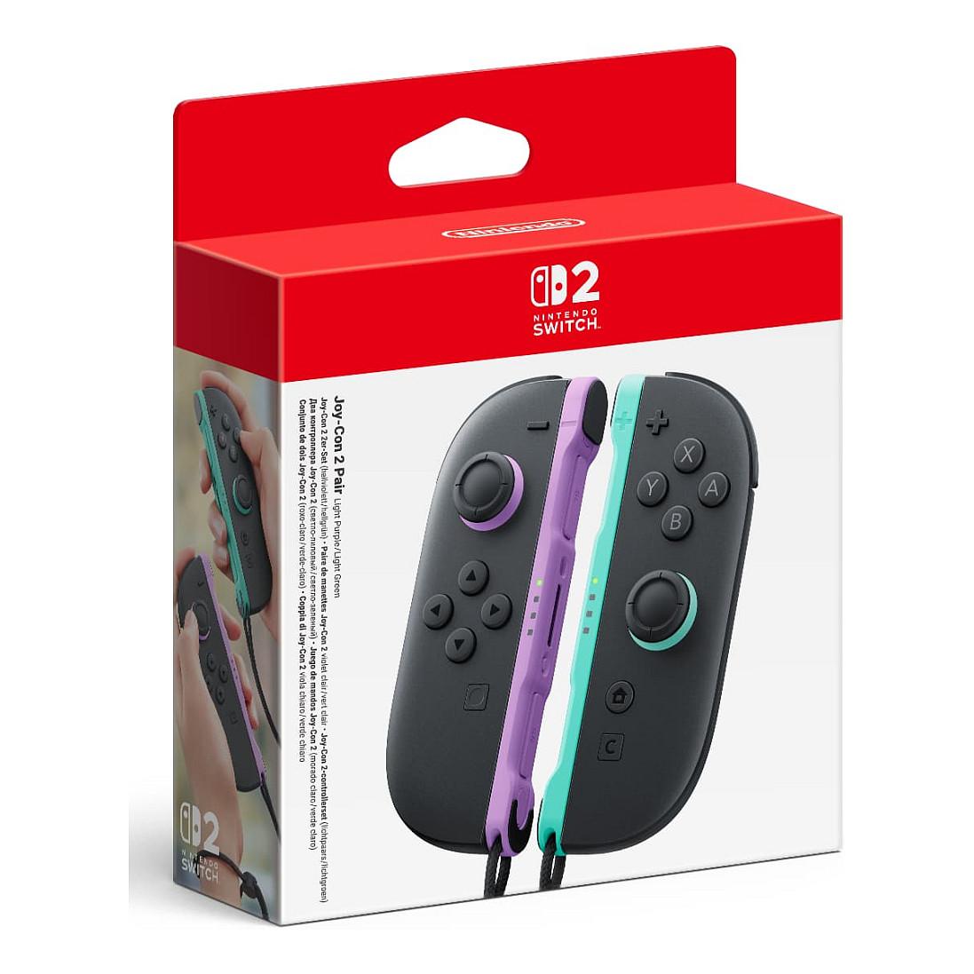 Kontroller Nintendo Joy-Con 2, Nintendo Switch 2, Set prej 2 Copësh – Zezë , Vjollcë , Gjelbër  - 2