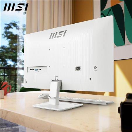Monitor MSI Pro MP275W E2 / 27" / Full HD IPS / 120Hz / 4ms / HDMI+DP+VGA - Bardhë - 3