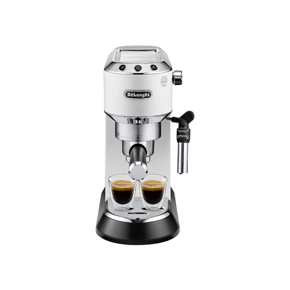Aparat për kafe De'Longhi Dedica Style / Portafilter / 15 Bar / 1.1L – Bardhë