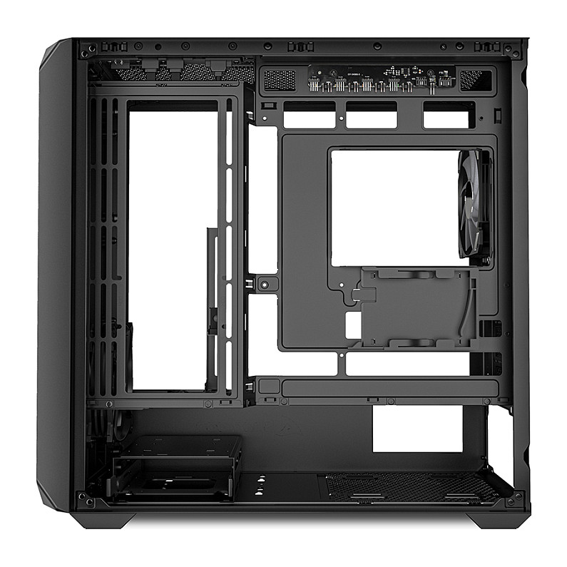 Kasë Sharkoon MK2 RGB Micro-ATX 1xGlass B- Zezë - 7