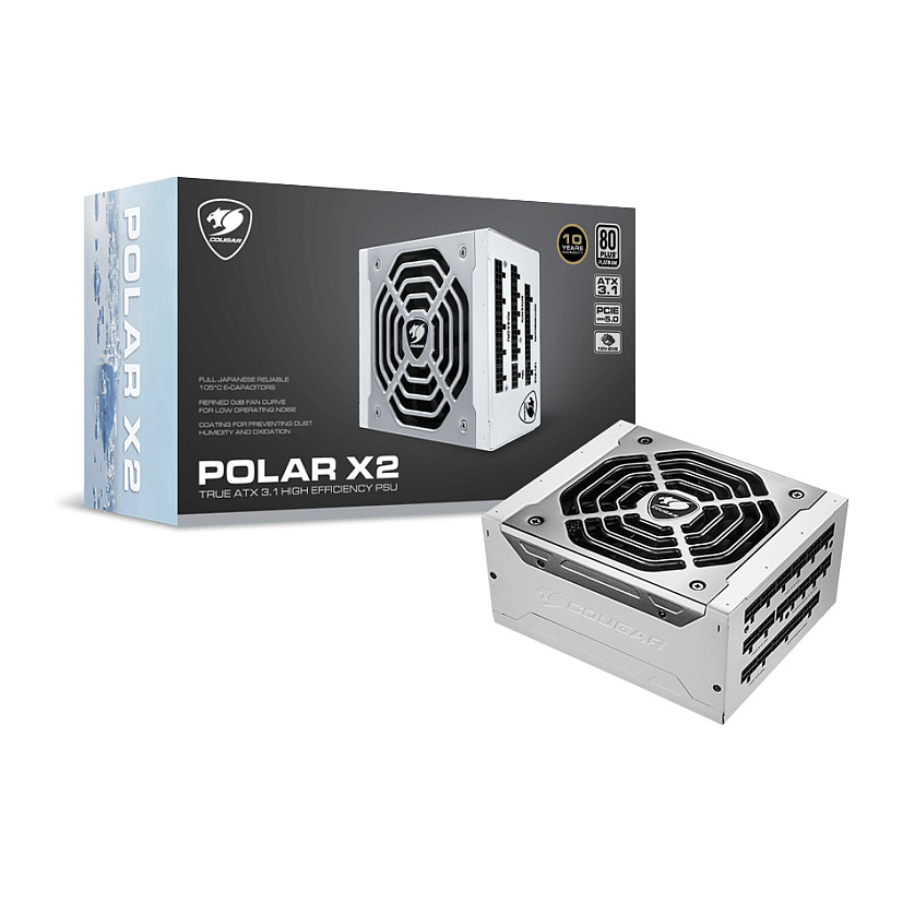 Furnizues Energjie PSU 1050W COUGAR POLAR X2 / 1050W / ATX 3.1 Power Supply / 80 Plus Platinum / Modular - 8