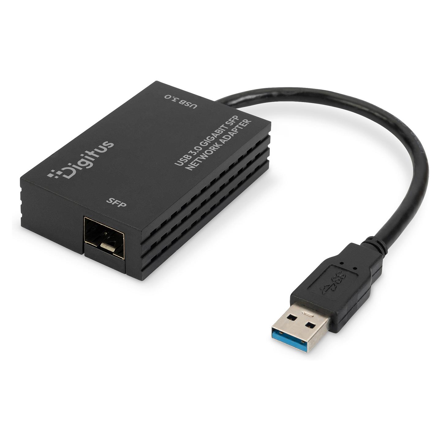 Adapter Rrjeti DIGITUS DN-3026-1, Gigabit SFP, USB 3.0, 1× SFP - Zezë