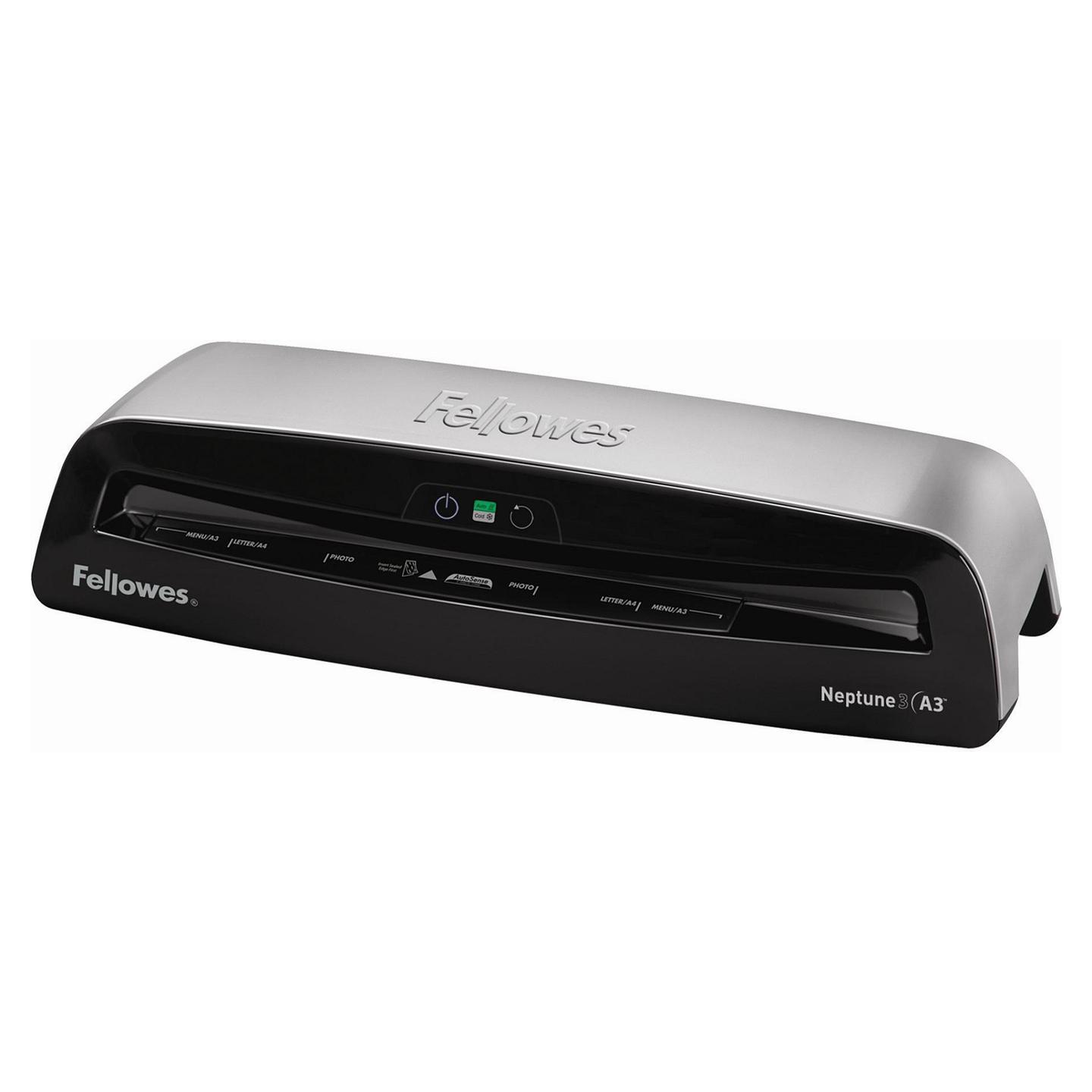 Laminator Fellowes Neptune 3 A3, 4 Rula, Hot & Cold, 80–175µm, 600mm/min, AutoSense - Argjend, Zezë