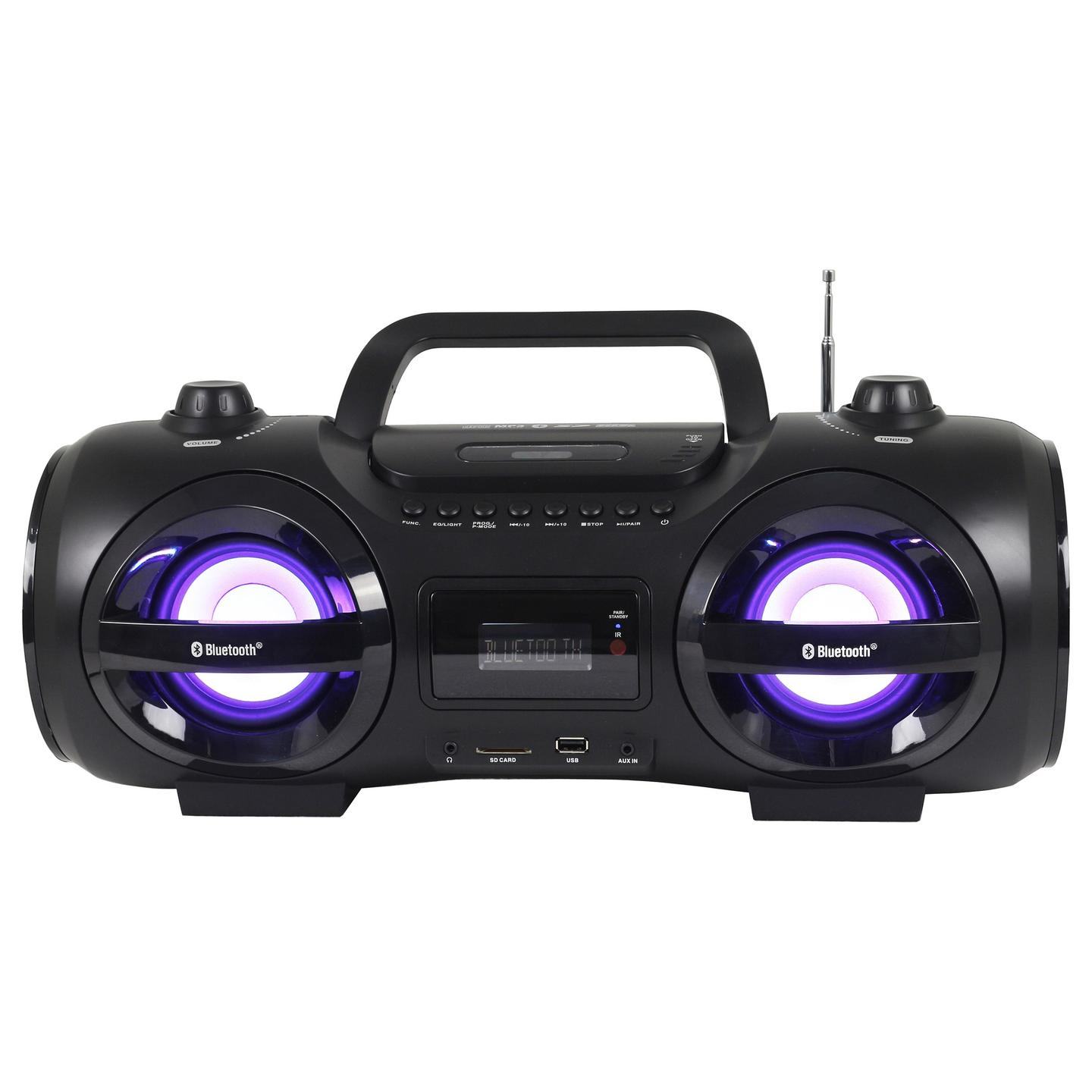 Sistem audio portativ Reflexion CDR900BT, UKW, CD, CD-R, CD-RW, Ekran LCD, Dalje për kufje 3,5 mm - zezë, portokalli - 5
