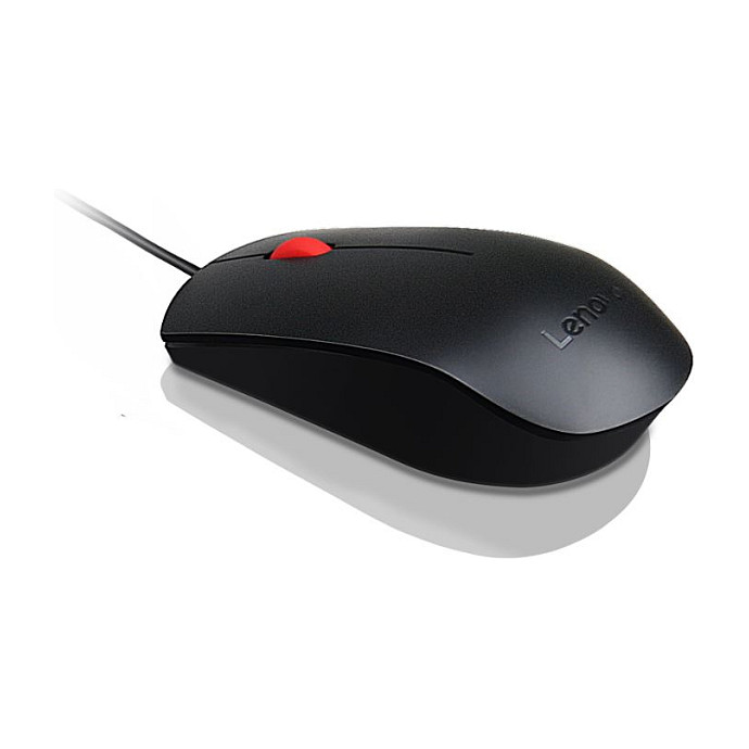 Maus me kabllo Lenovo Essential / USB-A / Optik / 1600 DPI / 3 Butona - Zezë