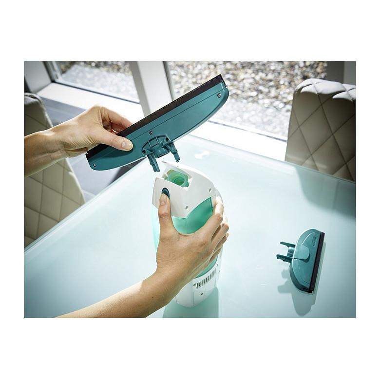 Pastrues Xhamash Leifheit Dry & Clean 51000, 28cm, Li-Ion, 38min, 360° - Bardhë, Gjelbër - 3
