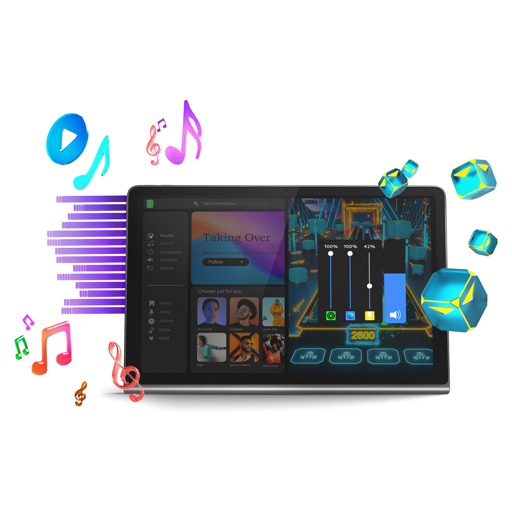 Tablet Lenovo Tab Plus / 11.5"/ 8GB / 128GB / Wi-Fi + Mbështjellës - Gri - 21