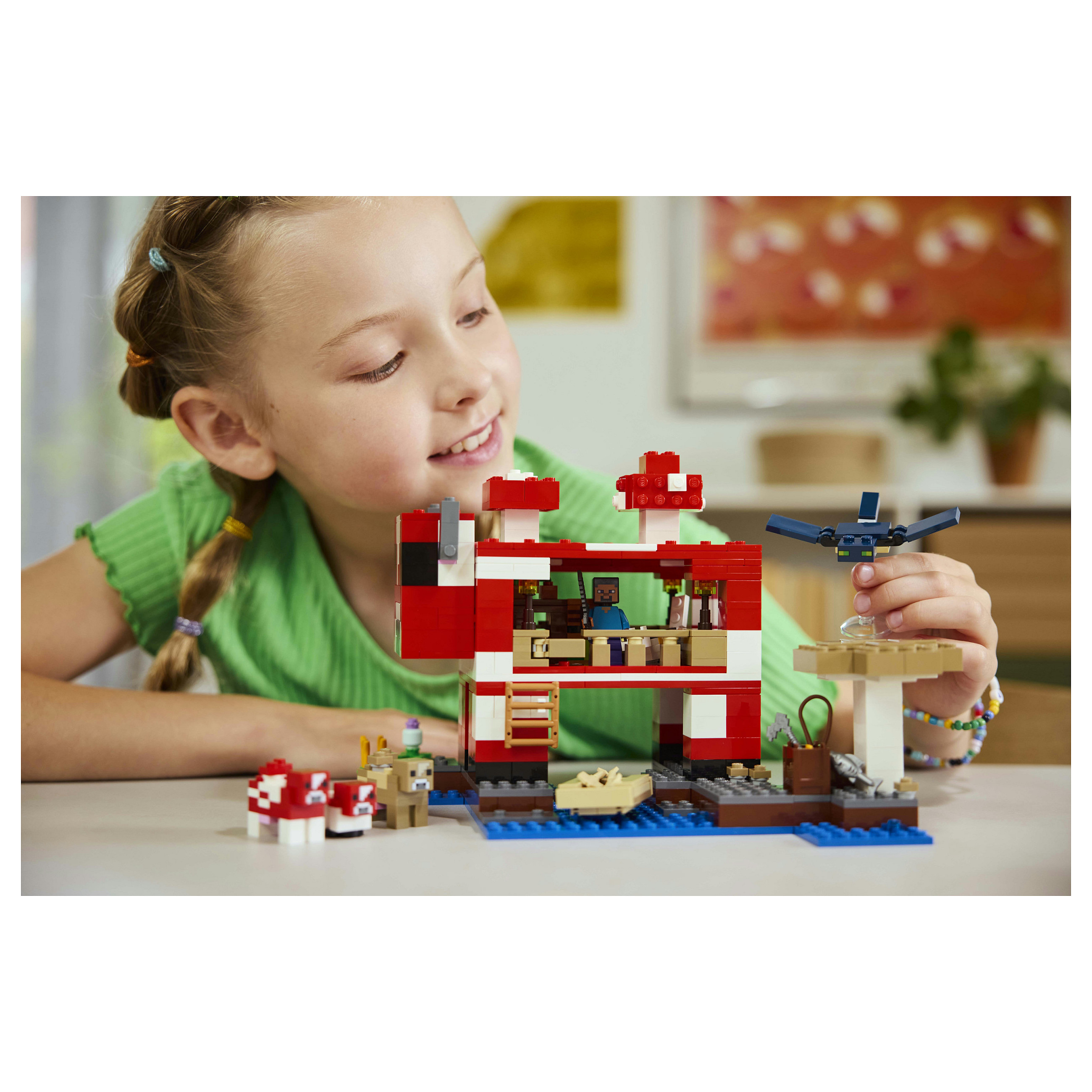 LEGO 21270 Minecraft The Mooshroom House - 6