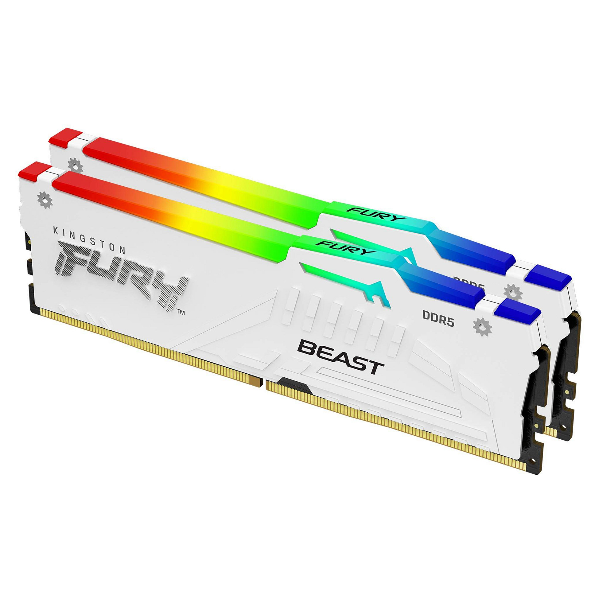 DDR5 RAM Kingston FURY Beast RGB 32GB (2x16GB) 6000MT/s CL36 DIMM Kit / AMD EXPO – Bardhë - 1