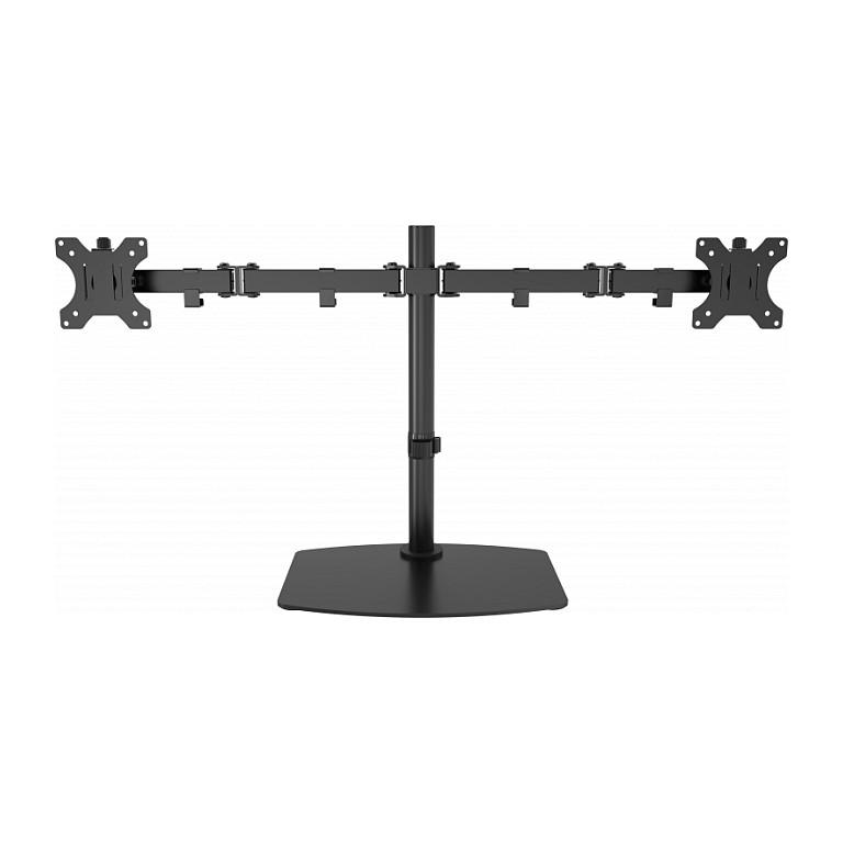 Mbajtëse për Monitor Vision VFM-DSDB / 2 Monitorë / 13"-32" / 16kg / Rregullim Lartësie - Zezë - 2