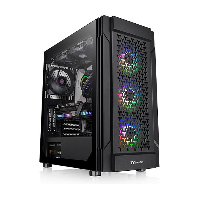 Kasë Thermaltake Versa T27 ARGB Midi Tower - Zezë - 1